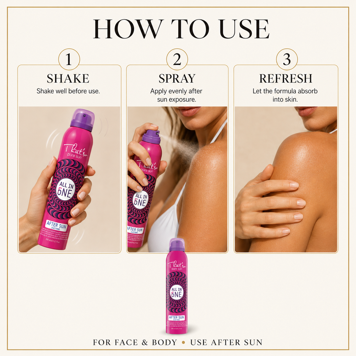 Thatso After Sun 200ml how to use