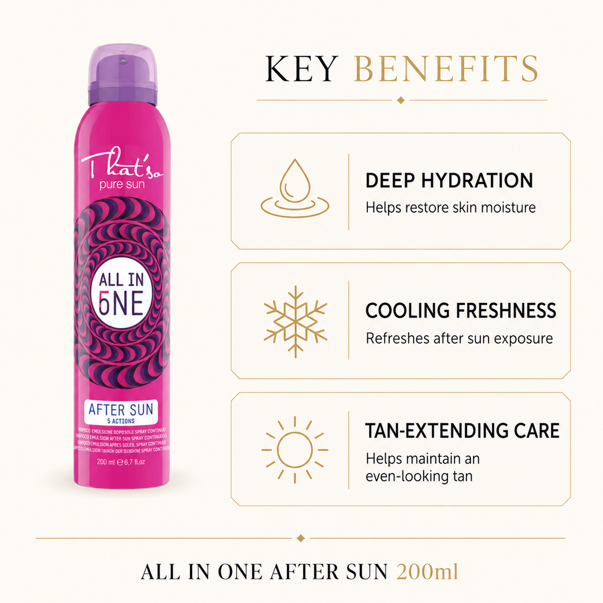 Thatso All In One After Sun 200ml key benefits