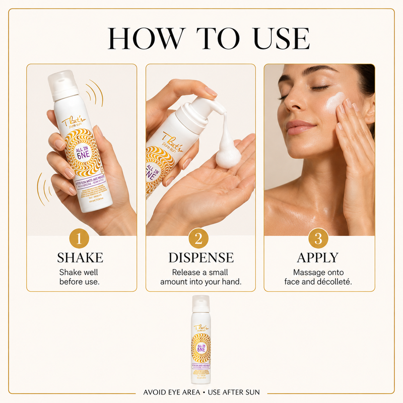 Thatso After Sun Anti-Age Mousse 100ml how to use