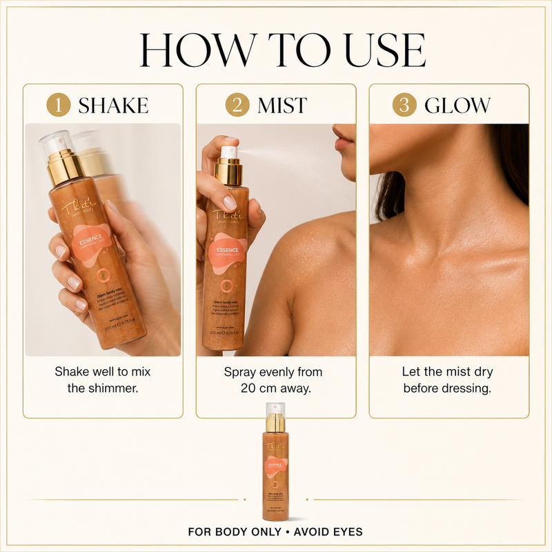Thatso Essence Shimmering Mist 200ml how to use