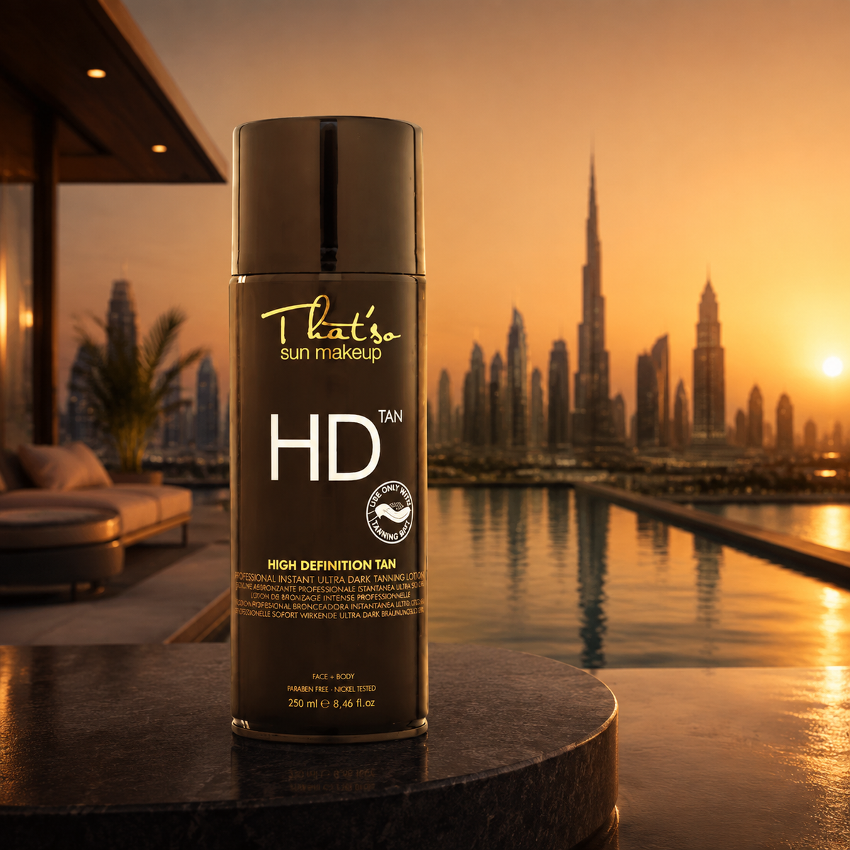 That'so HD Tan 250ml lifestyle