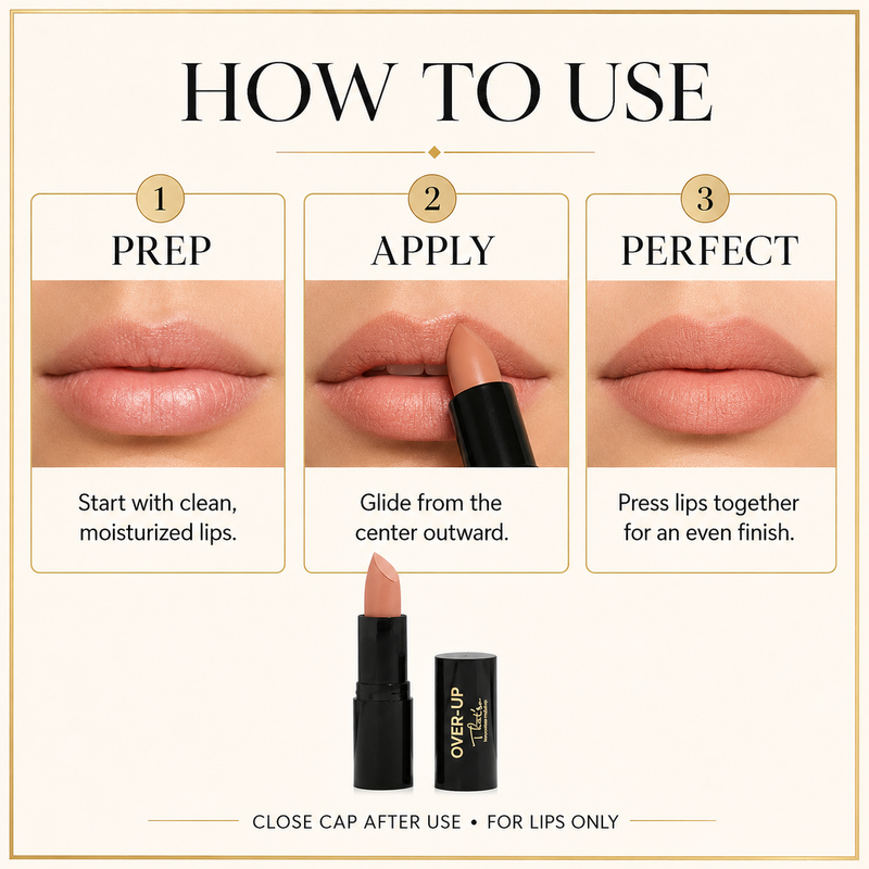 Thatso Over-Up Nude Lipstick how to use