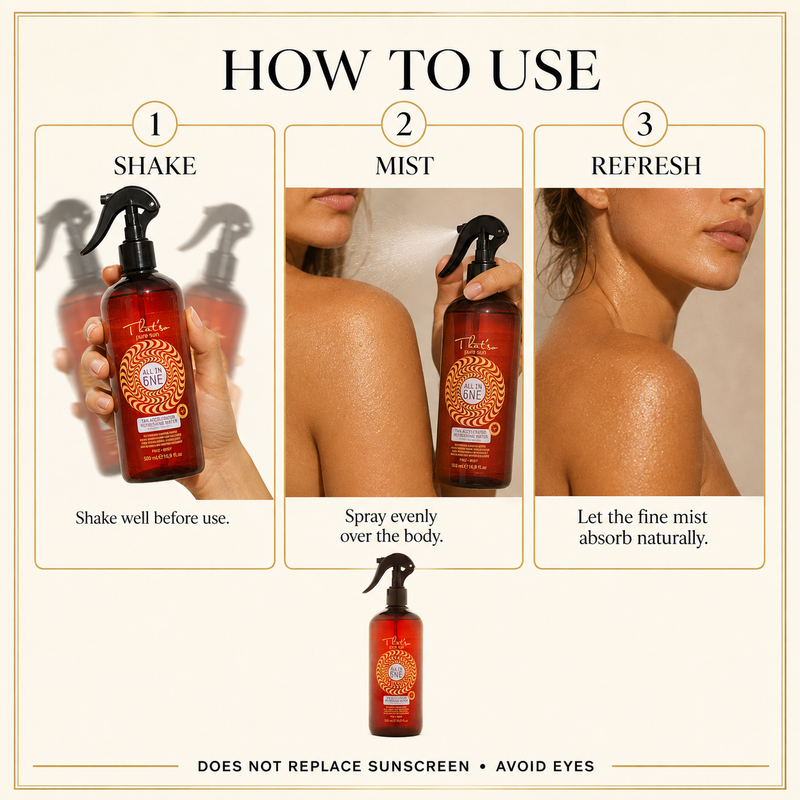 Thatso Tan Accelerator Refreshing Water 500ml how to use