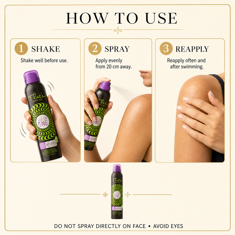 Thatso SPF Vegan 175ml how to use