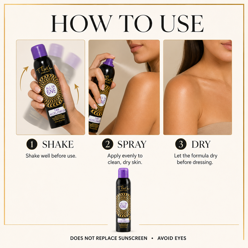 Thatso Tan Accelerator 175ml how to use